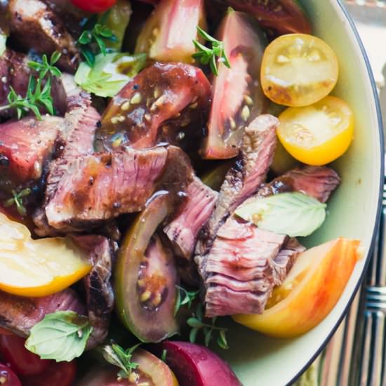 Steak and Tomato Salad