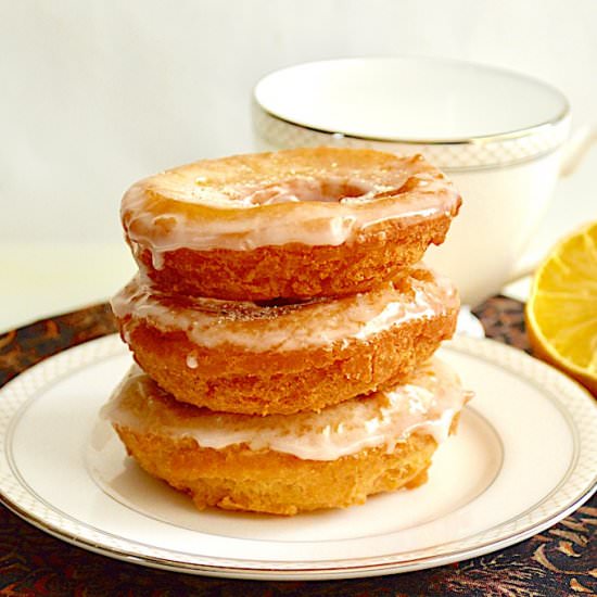 Lemon Lavender Donuts