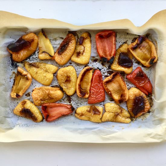 Garlic Roasted Bell Peppers