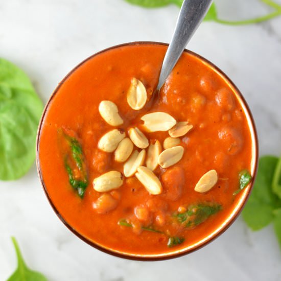 Sweet Potato and Peanut Soup