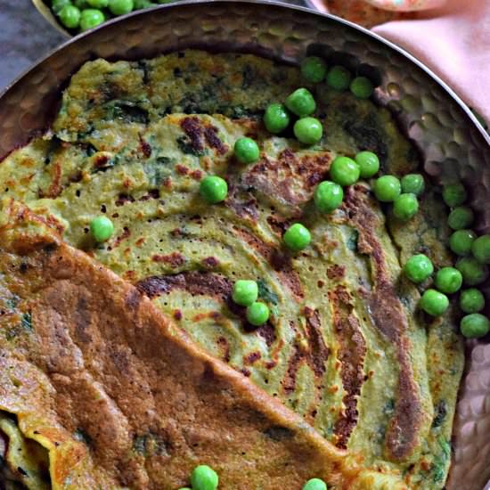 Green Peas Crepes/Dosa