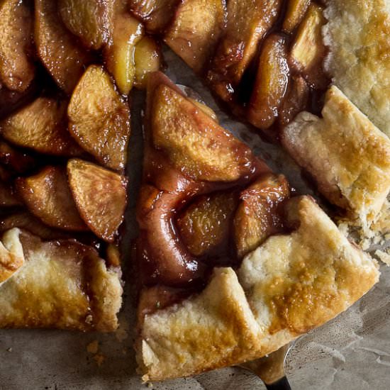 Stone Fruit and Port Galette