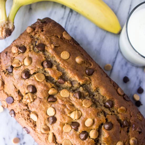 Peanut Butter Banana Bread