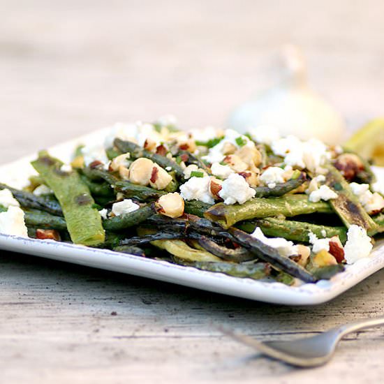 Lemony Roasted Green Beans