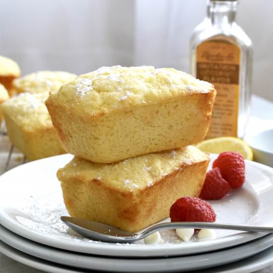 Mini Lemon Loaf Cakes