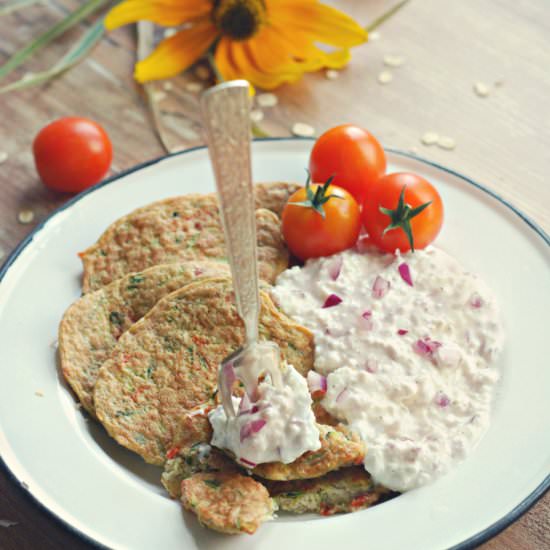 Zucchini pancakes