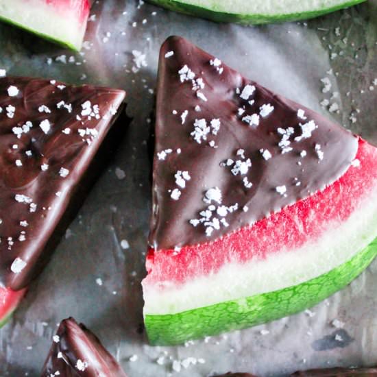 Sea Salt Dark Chocolate Watermelon