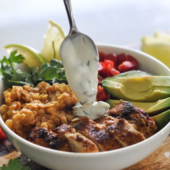 Chili Lime Turkey and Lentils