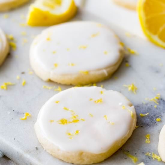 Lemon Shortbread Cookies