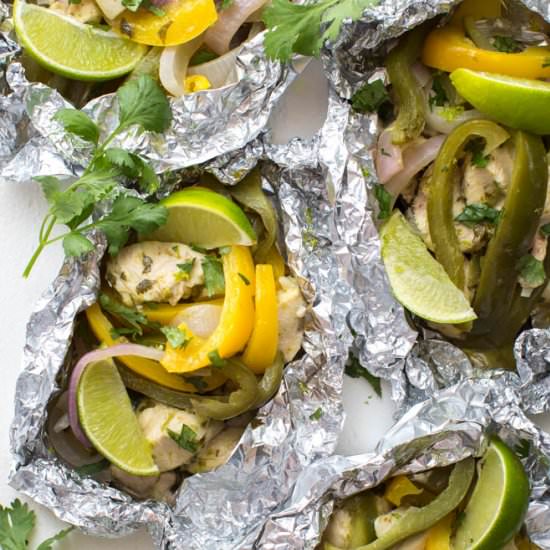 Cilantro Lime Chicken Fajitas