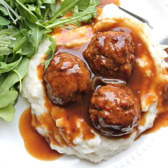 Instant Pot Meatballs in Gravy