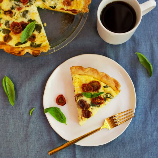 Roasted Tomato Quiche