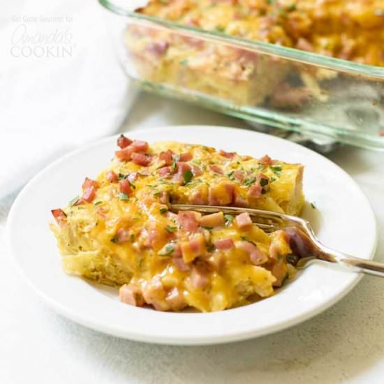 Breakfast Casserole with Ham