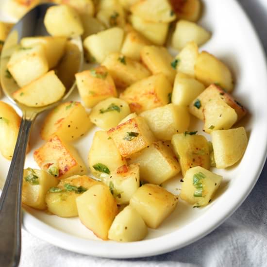 Potato and Apple Home Fries