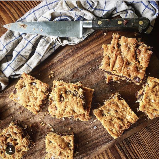 Chocolate Chip (coconut) Cookie Bar