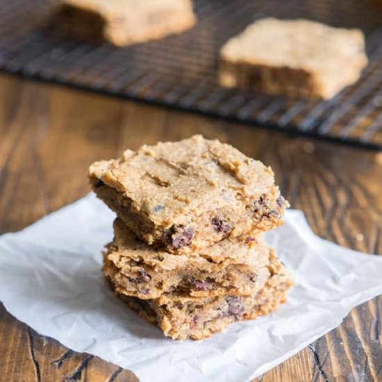 Secretly Healthy Cookie Dough Bars