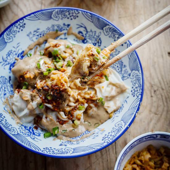 Cold Sesame Wonton