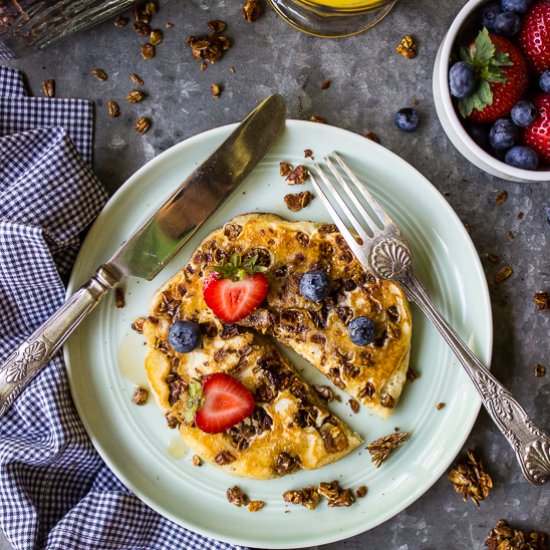 Easy Granola Pancakes