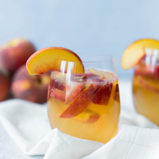 Strawberry Peach Sangria