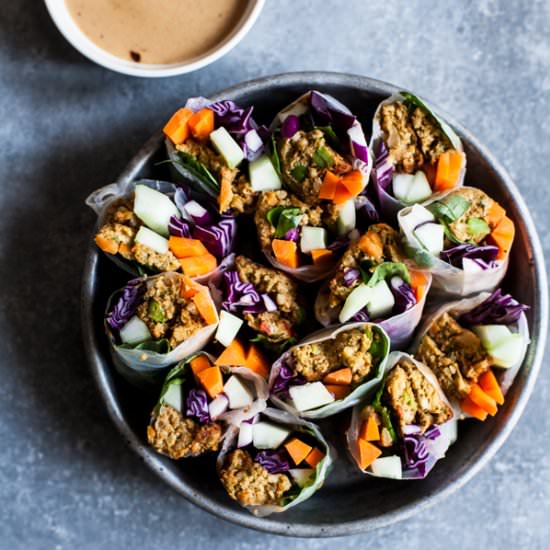 Summer Rolls & Hoisin Peanut Sauce