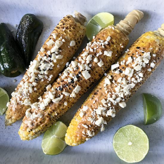 Mexican Corn with Chile Butter