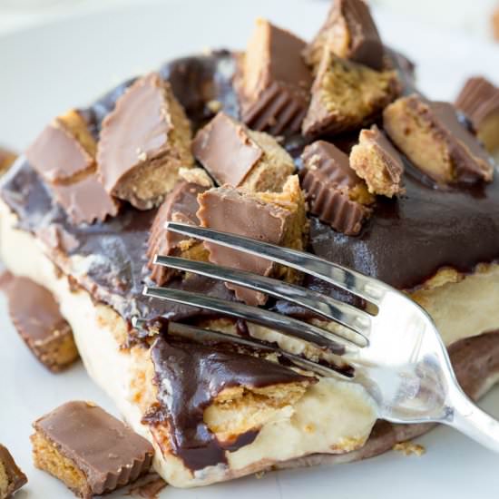 Easy Reese’s Ice Box Cake