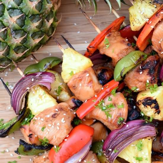 Pineapple Chicken Kabobs