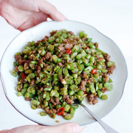 Green Beans & Minced Meat Stir Fry