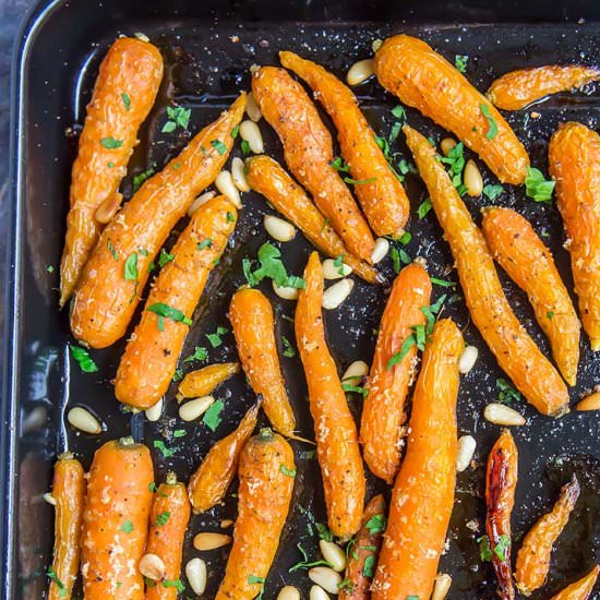 Ginger Honey Glazed Carrots