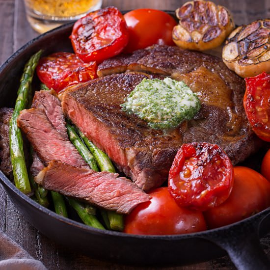 Pan-Seared Ribeye Steaks