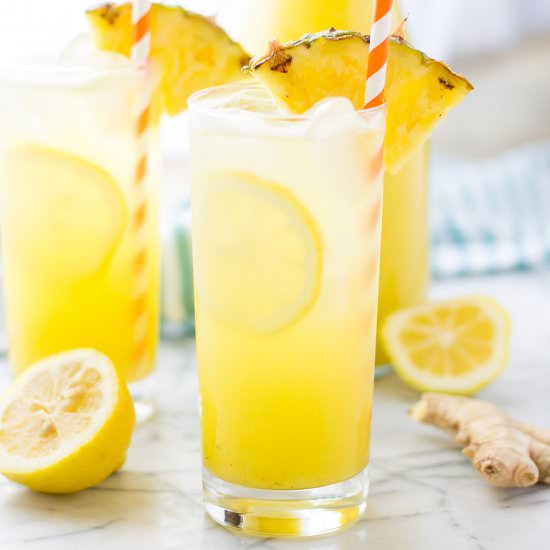 Pineapple Ginger Lemonade