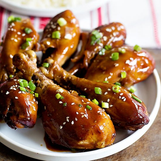 Slow Cooker Honey Garlic Chicken