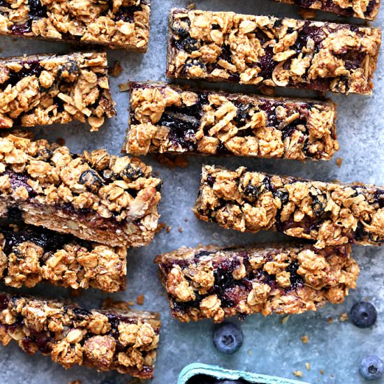 Blueberry Granola Bars