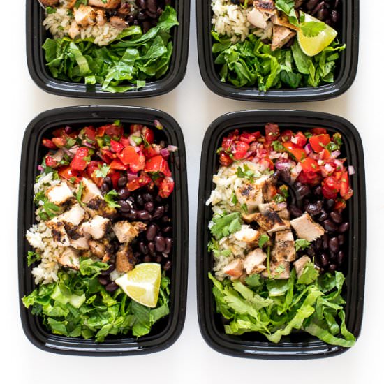 Chicken Burrito Bowls