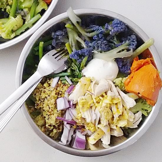 Veggie Quinoa Salad Bowl Meal