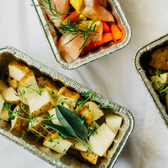 Bonfire Chicken & Potatoes