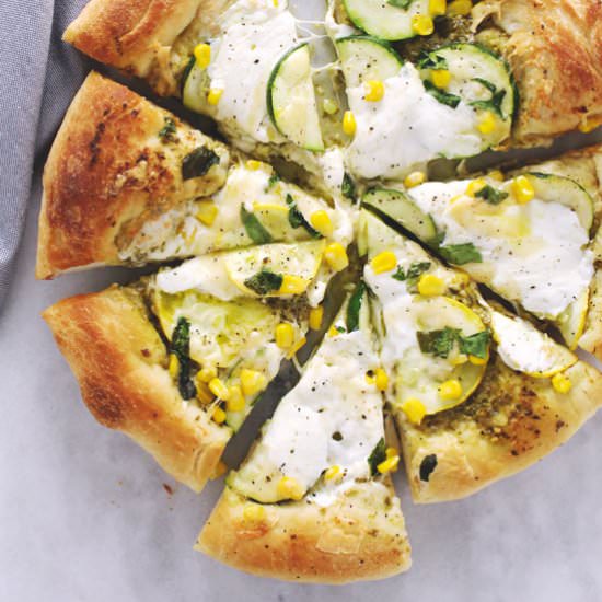 Farmers Market Skillet Pizza