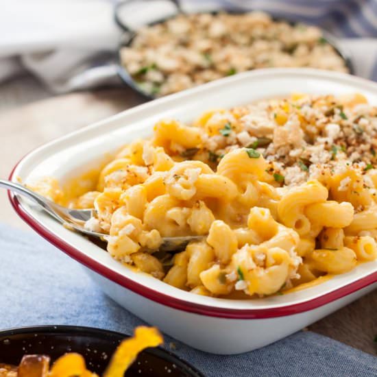 Roast Pumpkin Mac and Cheese