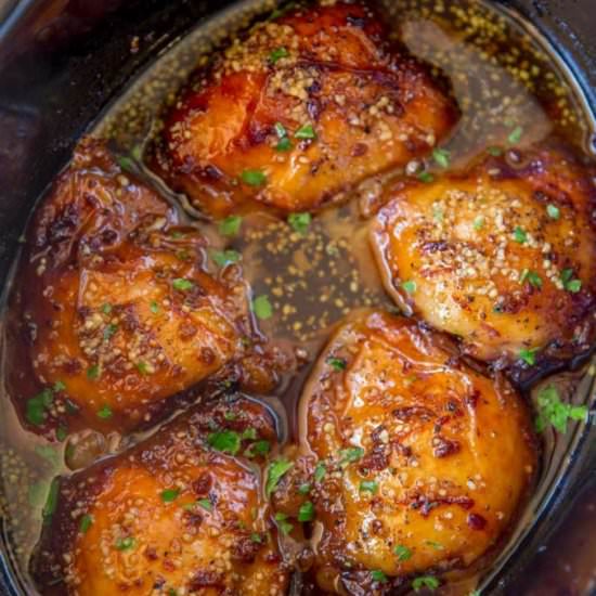 Crockpot Brown Sugar Garlic Chicken