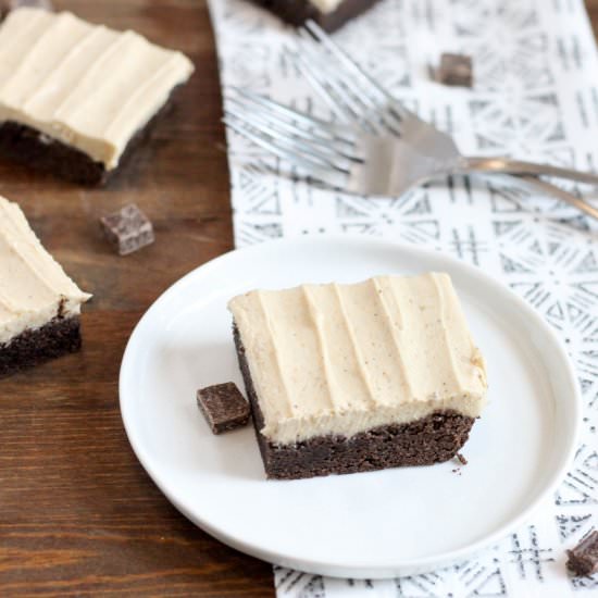 Frosted Mocha Cookie Bars