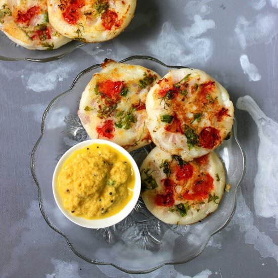 Onion Tomato Uttapam