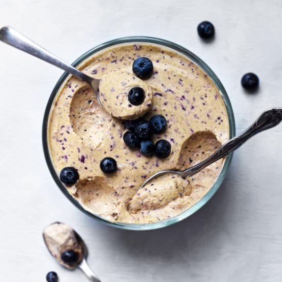 French Blueberry Mousse