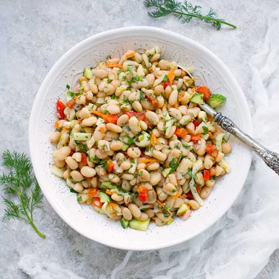 Herbed White Bean Picnic Salad