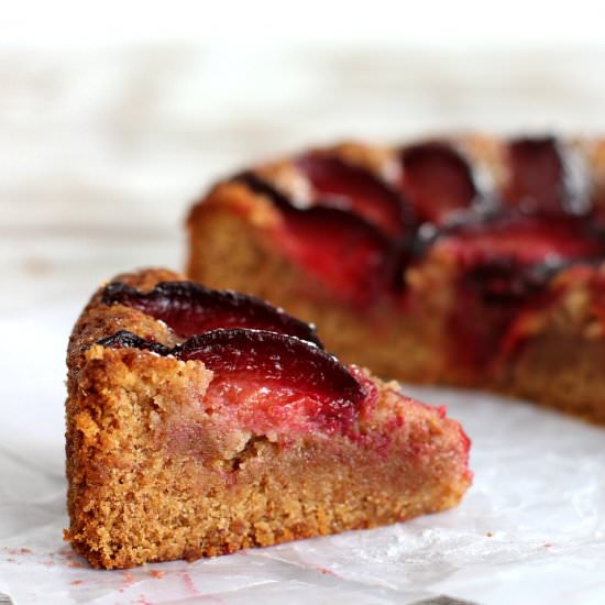 Almond Plum Cake