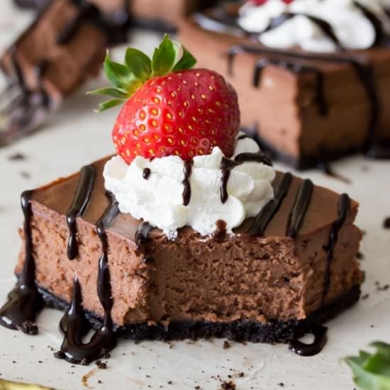 Chocolate Cheesecake Bars