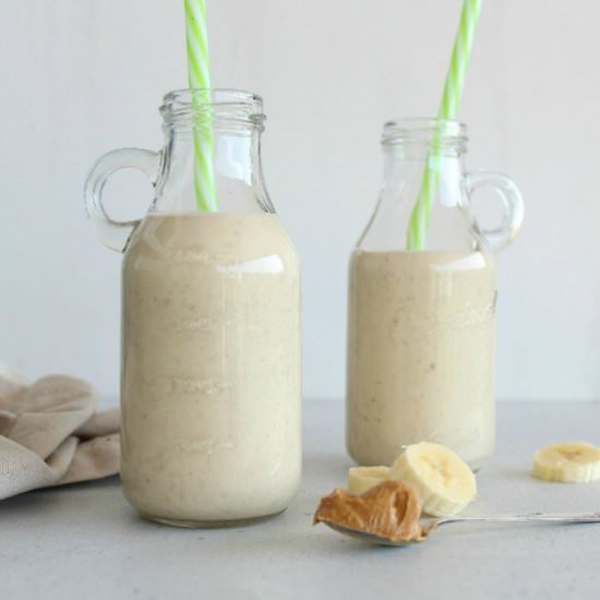 Peanut Banana Protein Smoothie