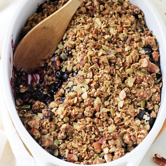 blueberry breakfast crisp