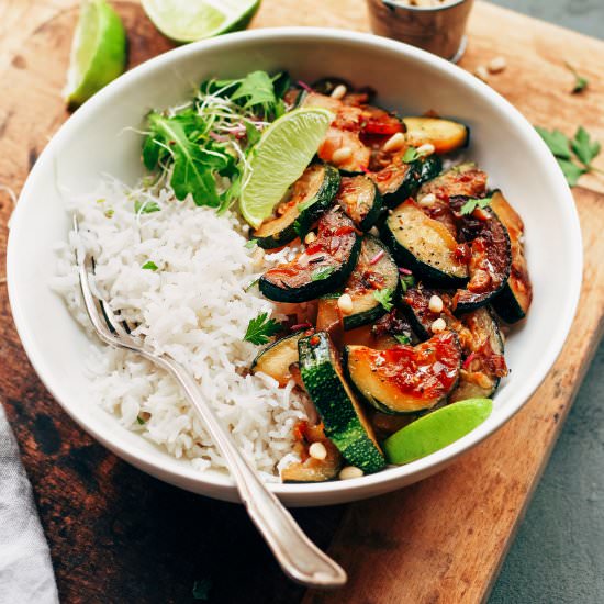 Easy Caramelized Zucchini