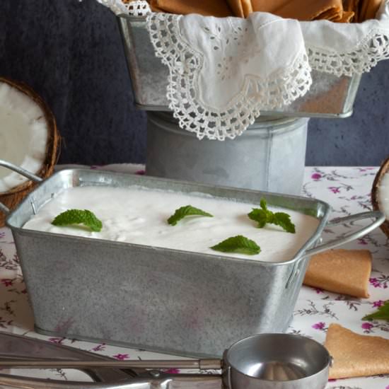 COCONUT ICE CREAM