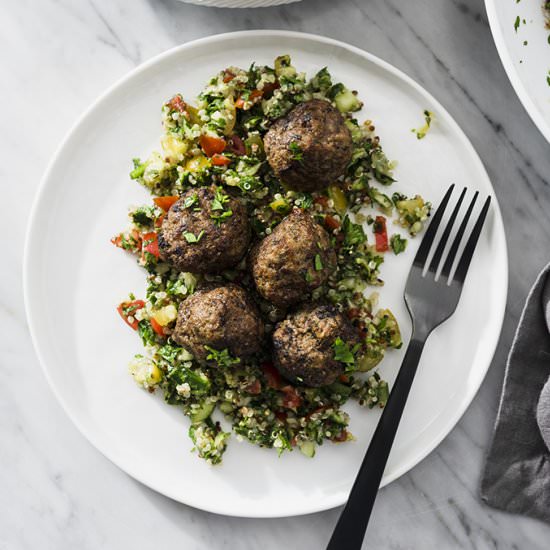 Lebanese Beef Kofta Meatballs